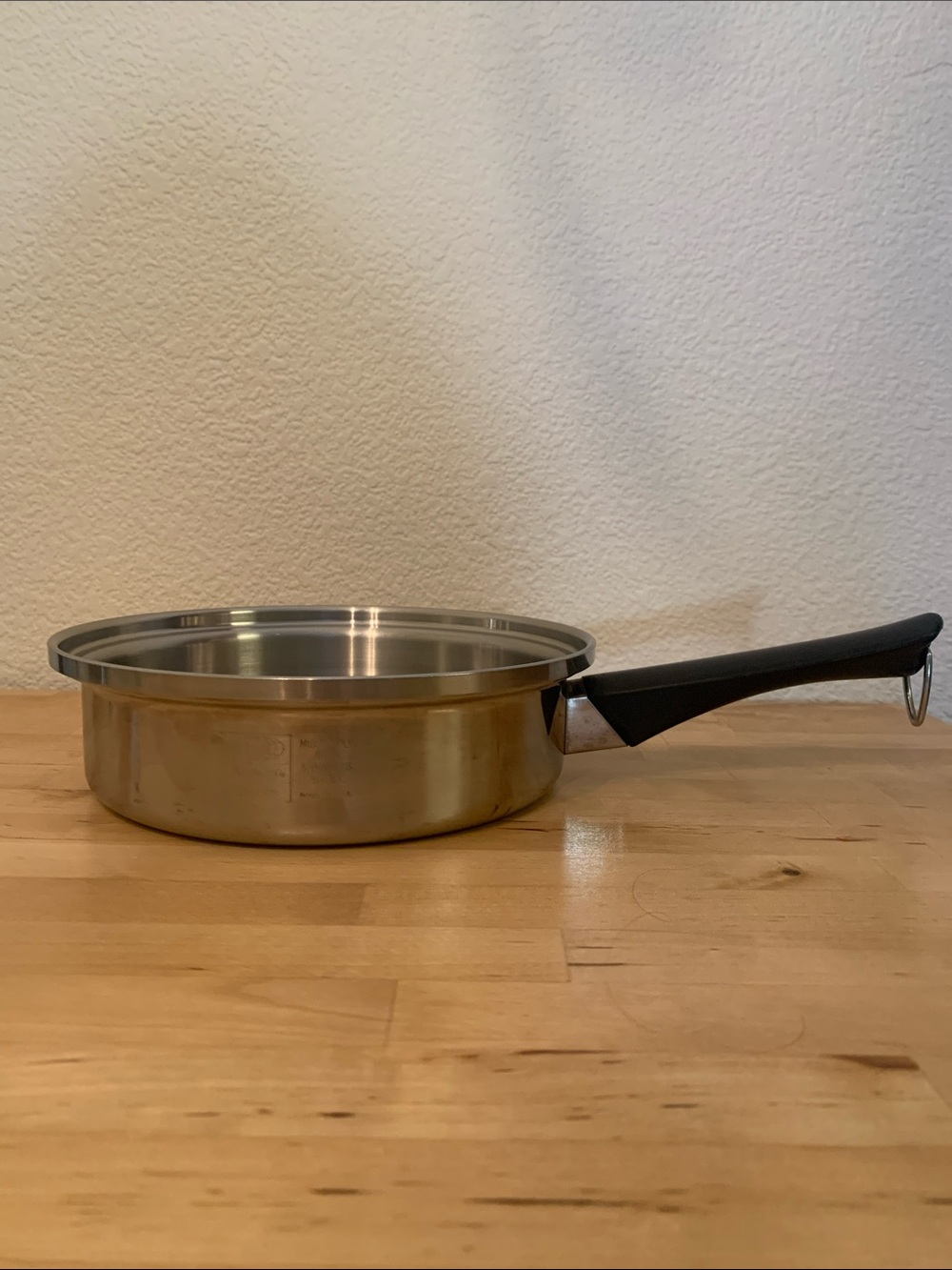 Amway Queen Stainless Steel Sauté & Cooking Pan Vintage